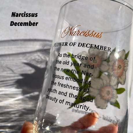 Brockway Flower of the month glass（9.10.11.12）