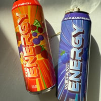 Energy drink glass ornament USA