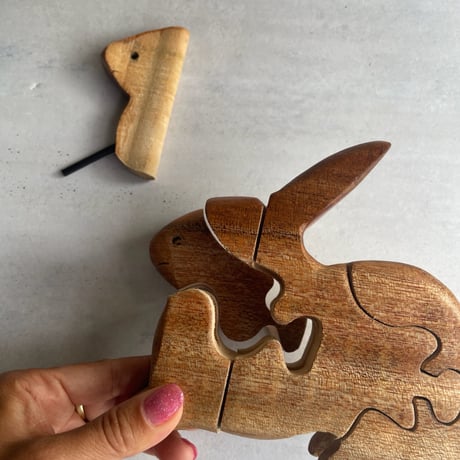 Wood puzzle Rabbit