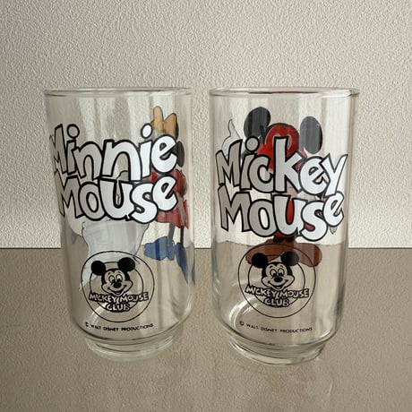 Mickey mouse Club glass