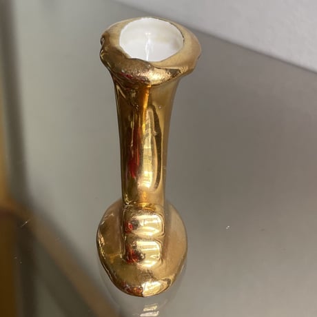 Gold mini vase