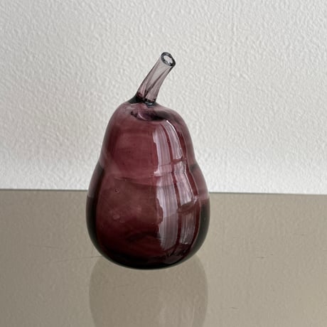 Glass pear objet