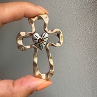 Cross brooch