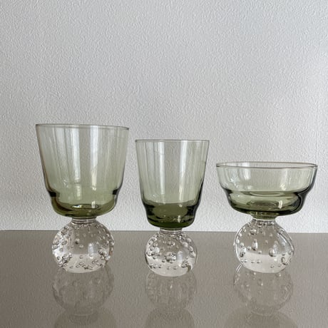 Bubble stem glasses（Medium）