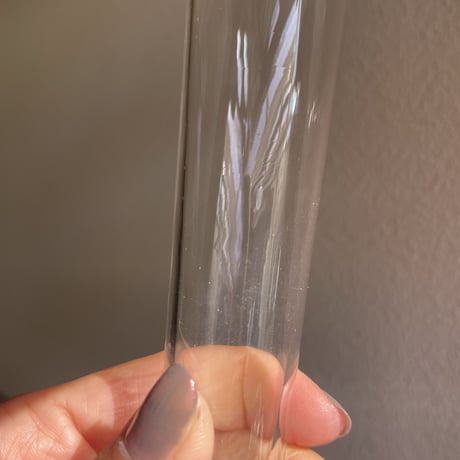 Bubble glass flower vase