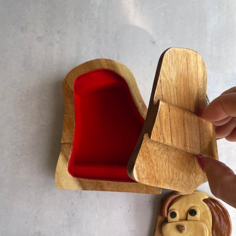 Wood box Dogs