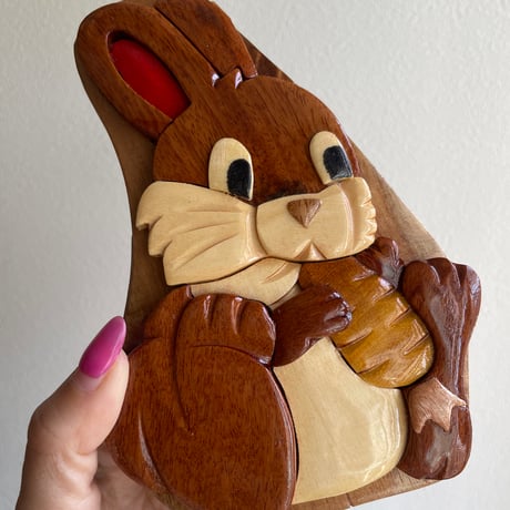 Wood box Rabbit