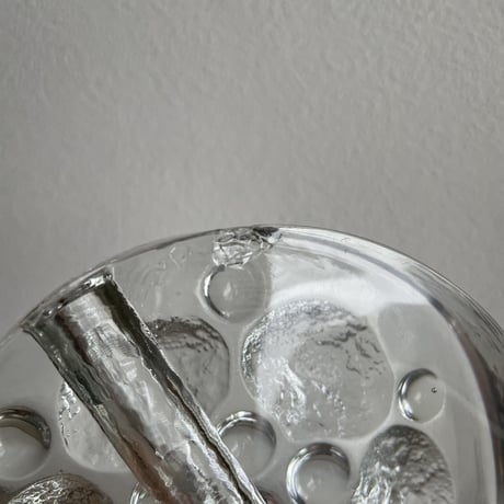 Glass flower vase