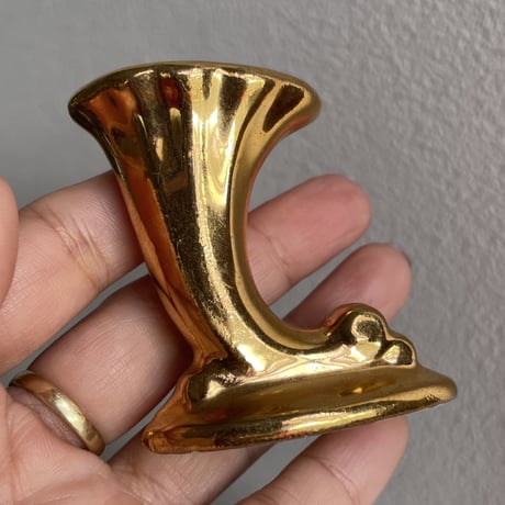 Gold mini vase