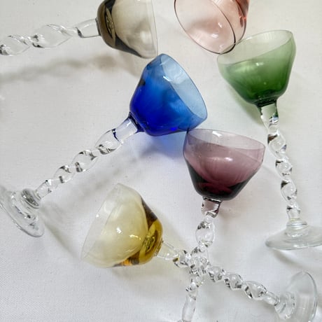 Portugal twisted stem glass