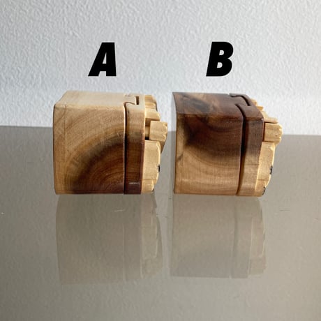 Wood mini box cat