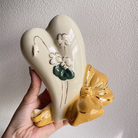 Heart flower vase
