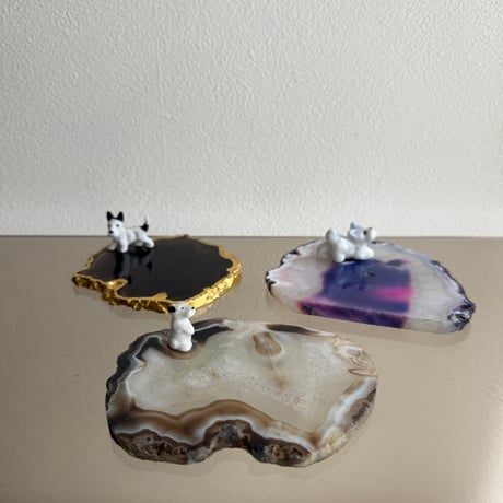 【Whimsical Mix】Stone tray × dog ③
