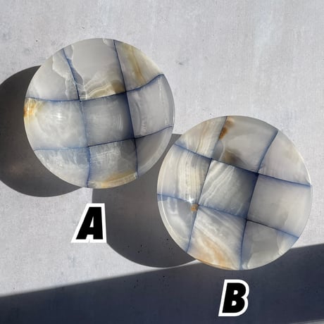 Stone bowl blue