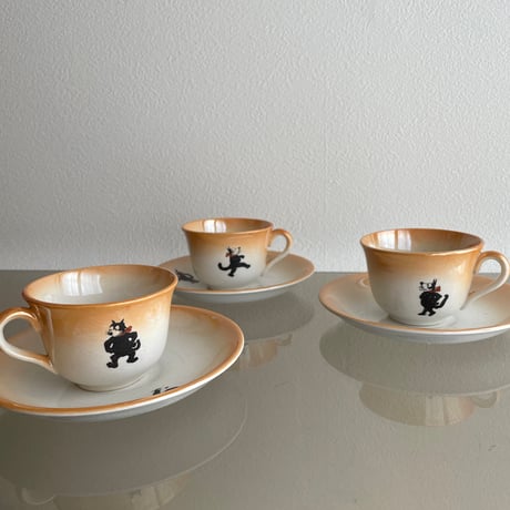 1920's England FELIX THE CAT cup & saucer B