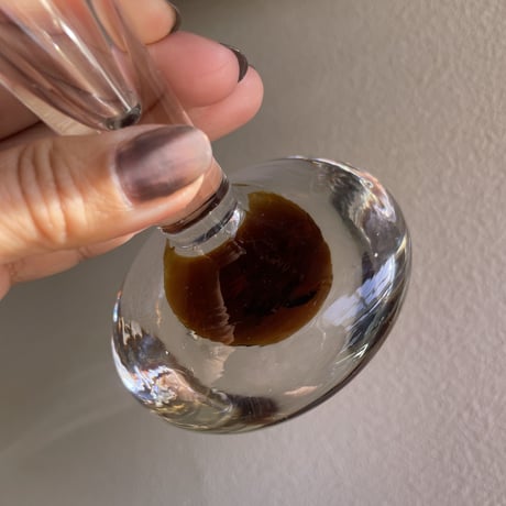 Glass flower vase