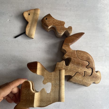 Wood puzzle Rabbit