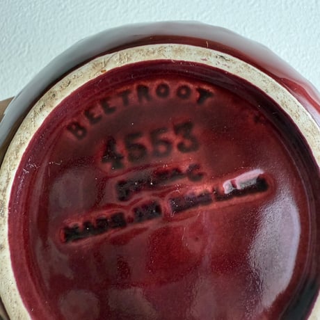 England Sylvac beetroot facepot