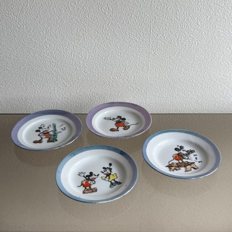 1930's Disney Mickey dish small D