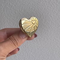 Heart pin