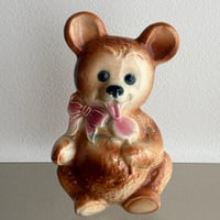 Royal Copley Teddy bear flower vase