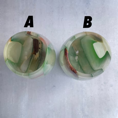 Stone cup Green