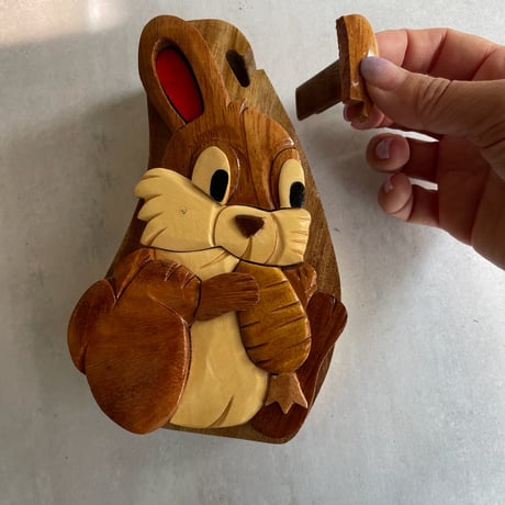 Wood box Rabbit