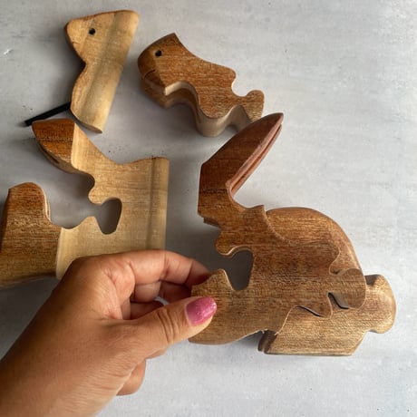 Wood puzzle Rabbit
