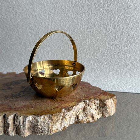 Heart candle basket