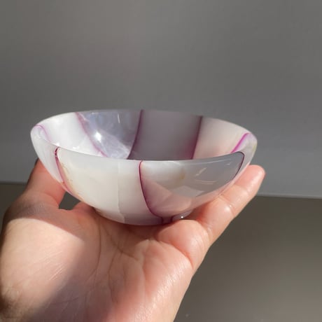Stone bowl purple