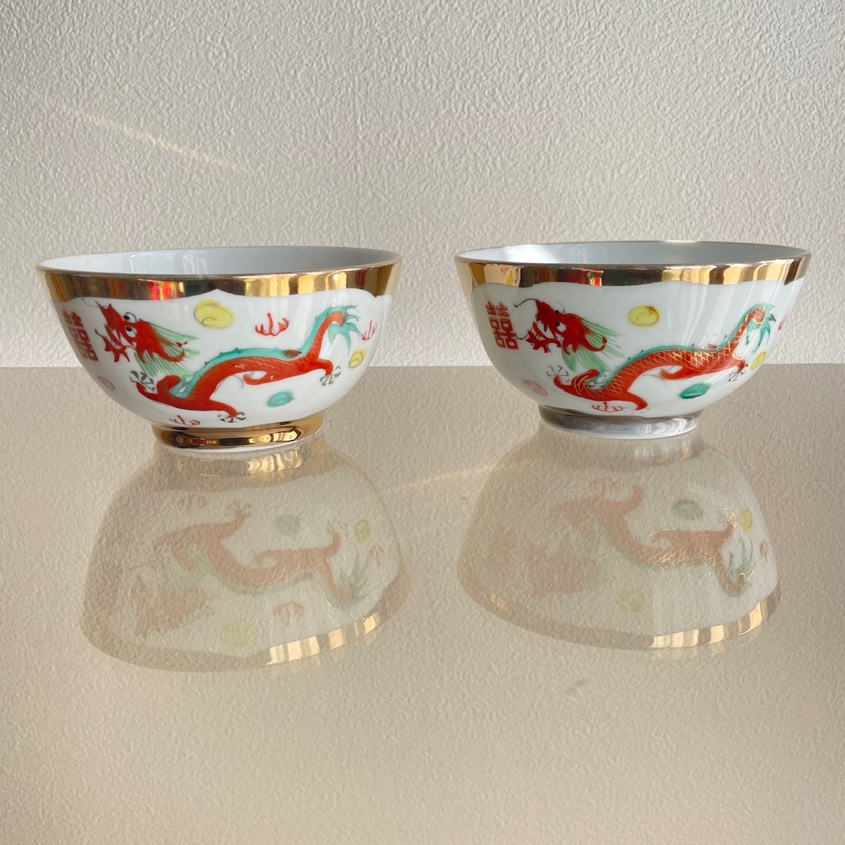 台湾 龍柄 お茶碗 中 | Koy studio