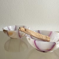Stone bowl purple