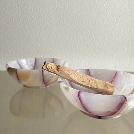 Stone bowl purple