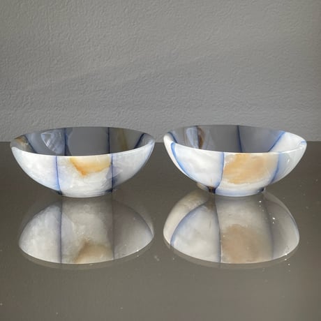 Stone bowl blue