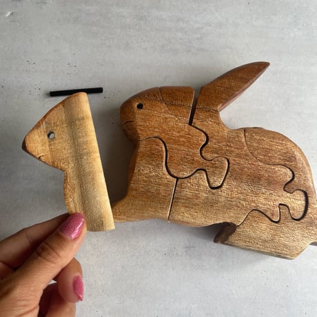 Wood puzzle Rabbit