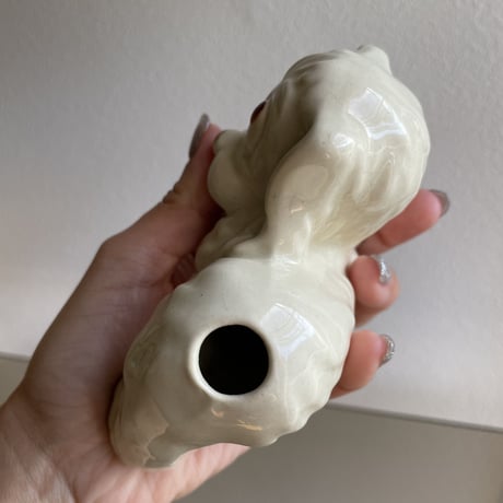 Dog flower vase