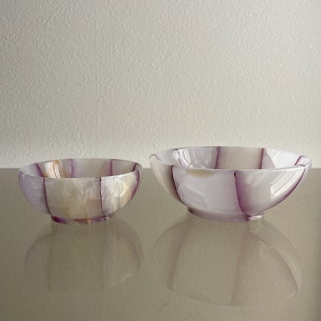 Stone bowl purple