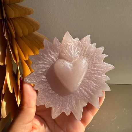 Sacred Heart wax ornament France