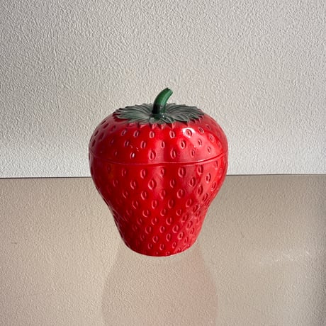 Hazel Atlas jam pot strawberry