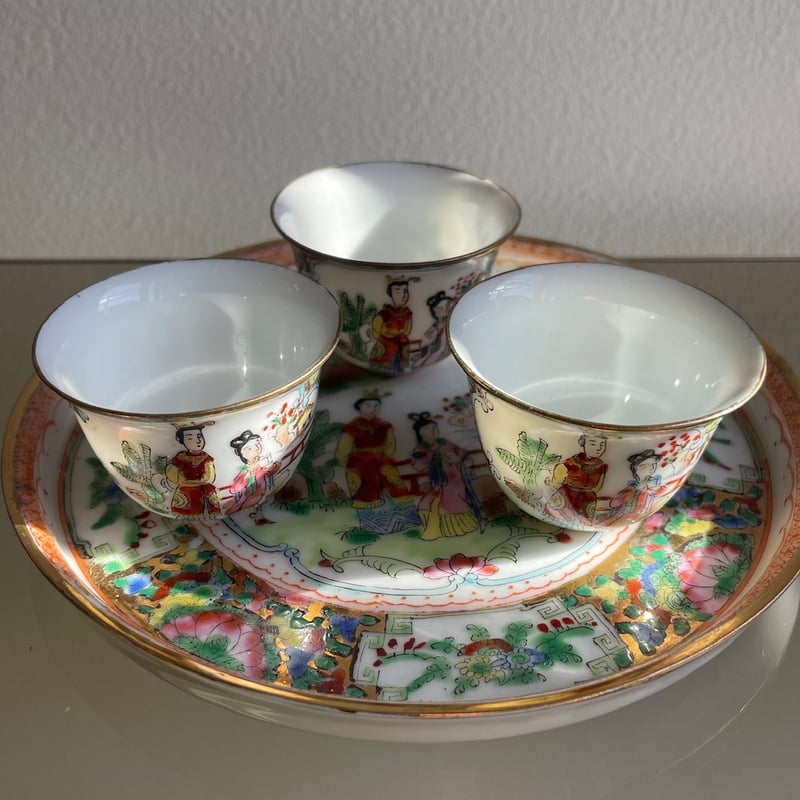 五良太夫 皿 4枚セット ヴィンテージ 和食器 アンティーク 五良太夫 皿 4枚セット ヴィンテージ 和食器 アンティーク