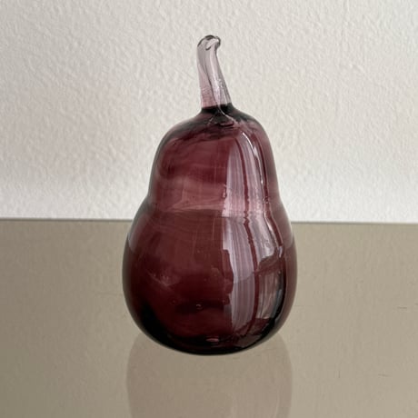 Glass pear objet