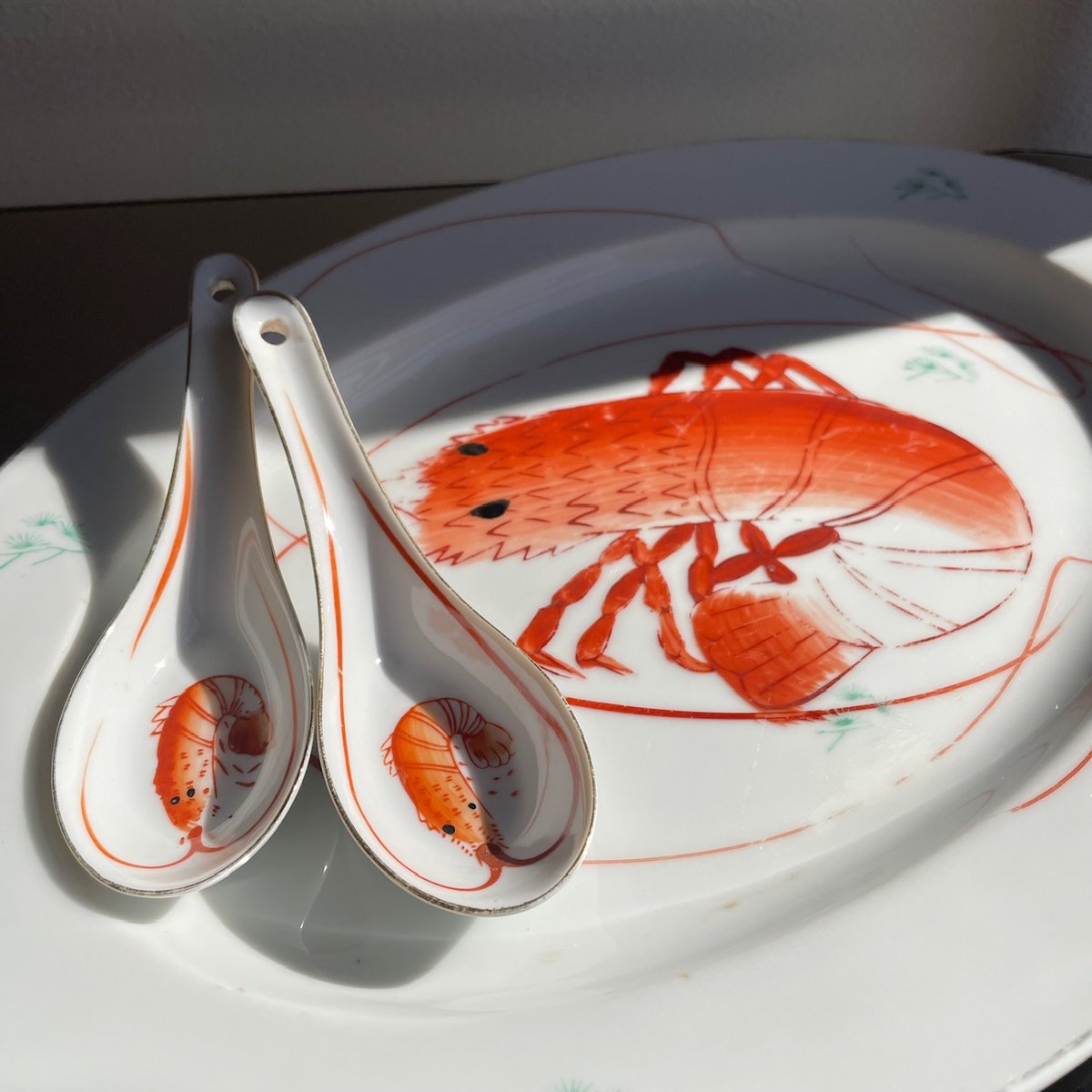 台湾 海老 オーバル 大皿 | Koy studio