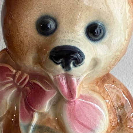 Royal Copley Teddy bear flower vase