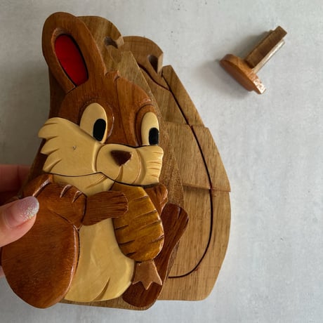 Wood box Rabbit
