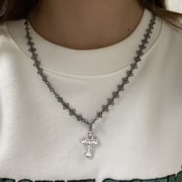 crosscharm necklace