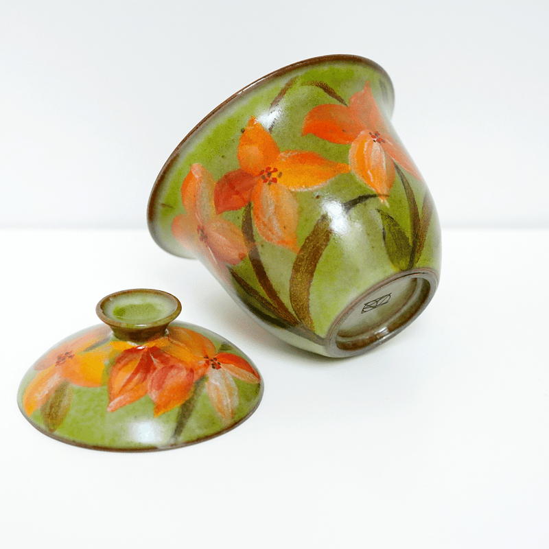 逸品！　極上春の七草蒔絵の四方脚付膳　蓋付碗　各2セット 220713-boar-2.jpg