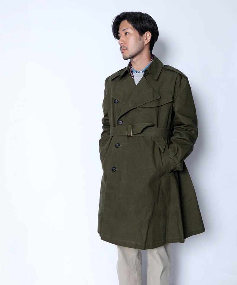 ジャケット・アウター RYOTAKASHIMA VENTILE DESPATCH RIDER COAT Dispatch riders coat Ventile (Olive)_ディスパッチライダー