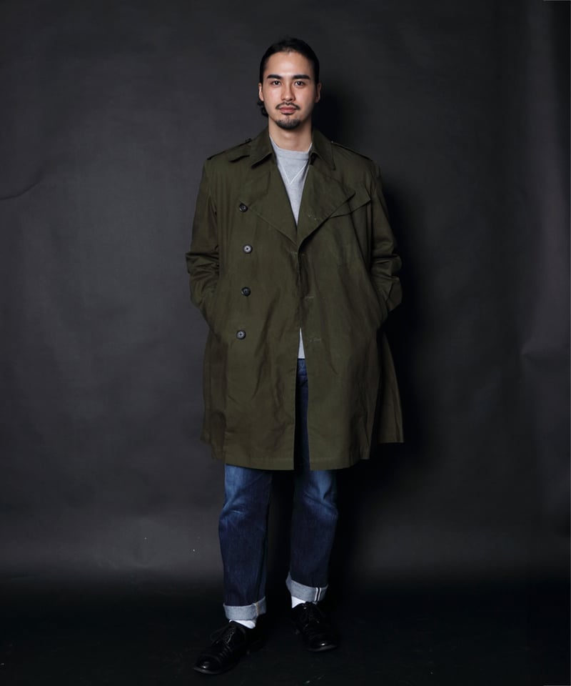 ジャケット・アウター RYOTAKASHIMA VENTILE DESPATCH RIDER COAT Dispatch riders coat Ventile (Olive)_ディスパッチライダー
