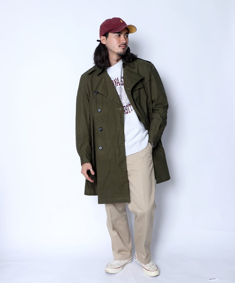 ジャケット・アウター RYOTAKASHIMA VENTILE DESPATCH RIDER COAT Dispatch riders coat Ventile (Olive)_ディスパッチライダー