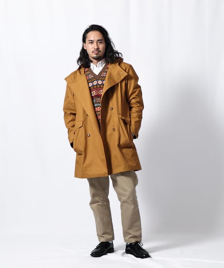 Hood Trench Ventile (Camel)　フードトレンチ ベンタイル